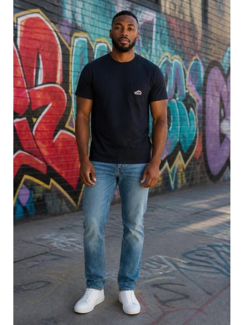 Nike Mens Max90 Shoe Patch Pocket Tee